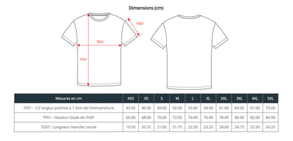 T-shirt unisexe écoresponsable à personnaliser - Tailles XXS à 5XL