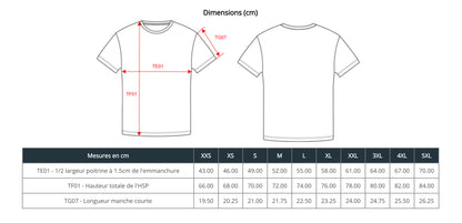 T-shirt unisexe écoresponsable - Tailles XXL et 3XL